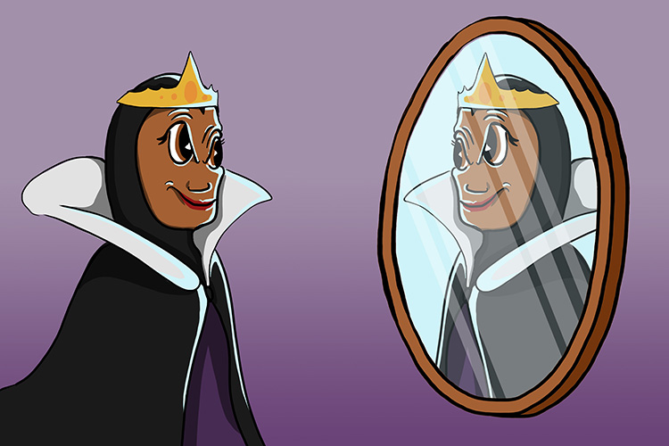 Reflection think mirror
